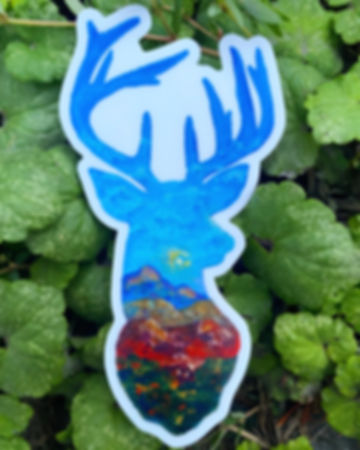 Buck Sticker