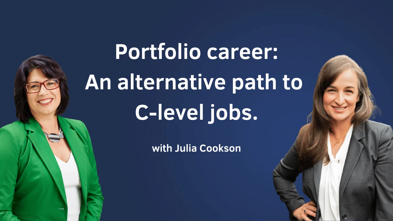 Episode 111 - Portfolio career: An alternative path to C-level jobs - with Julia Cookson