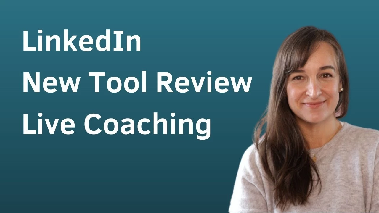 Live Coaching 9 - Practice for your virtual job interview on Linkedin: New tool review