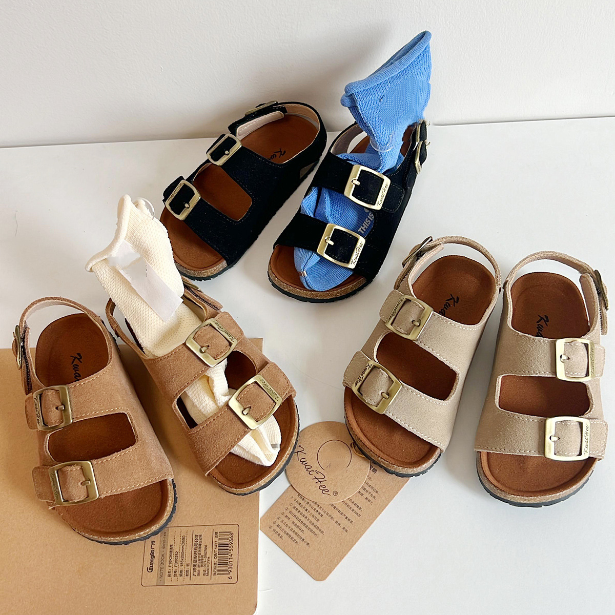 Toddler Open-Toe Anti-Slip Strap Sandals