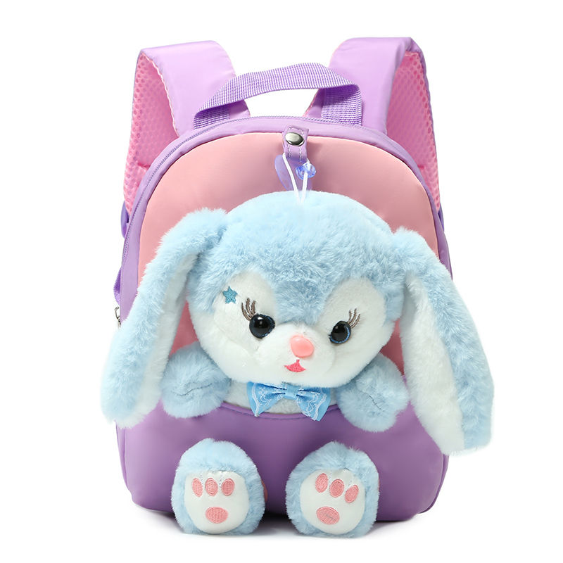 Thumbnail: 3D Plush Bunny Backpack for Kids