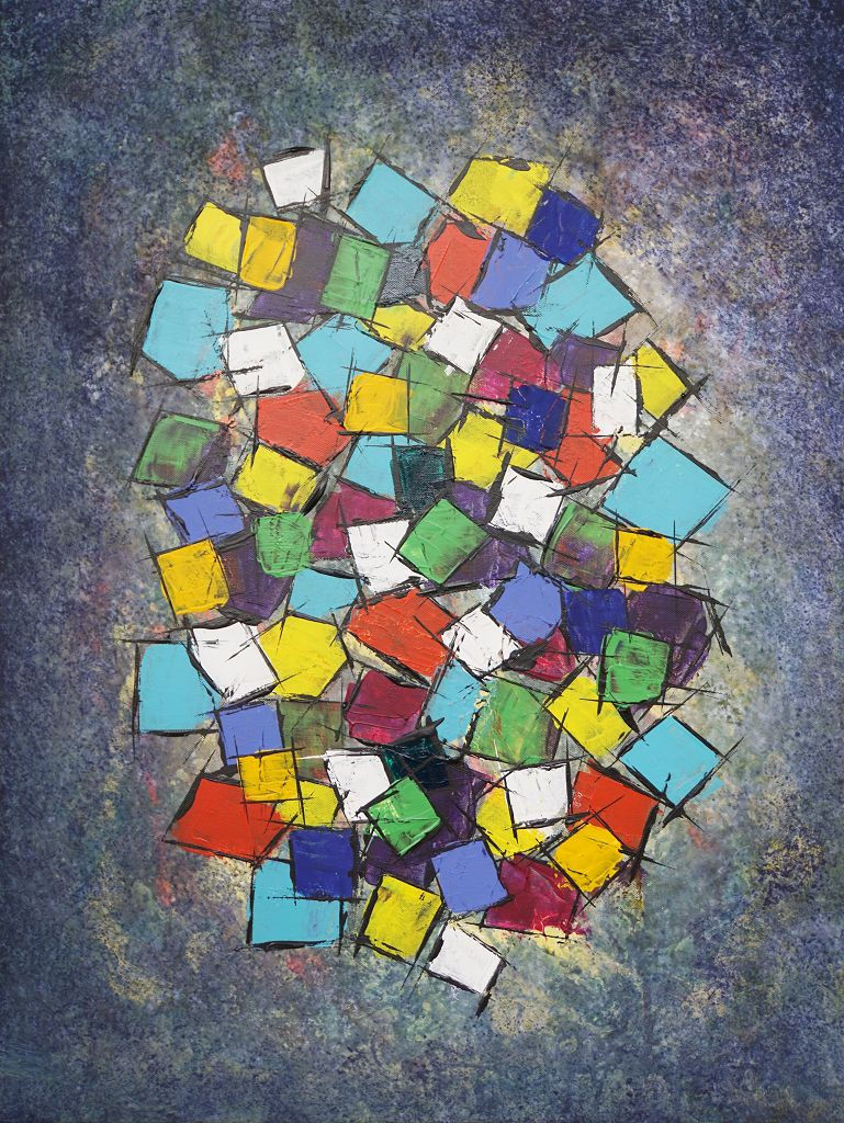 k-Kunterbunt 1 - 2014 - Acryl auf Leinwand - 60x80 cm
