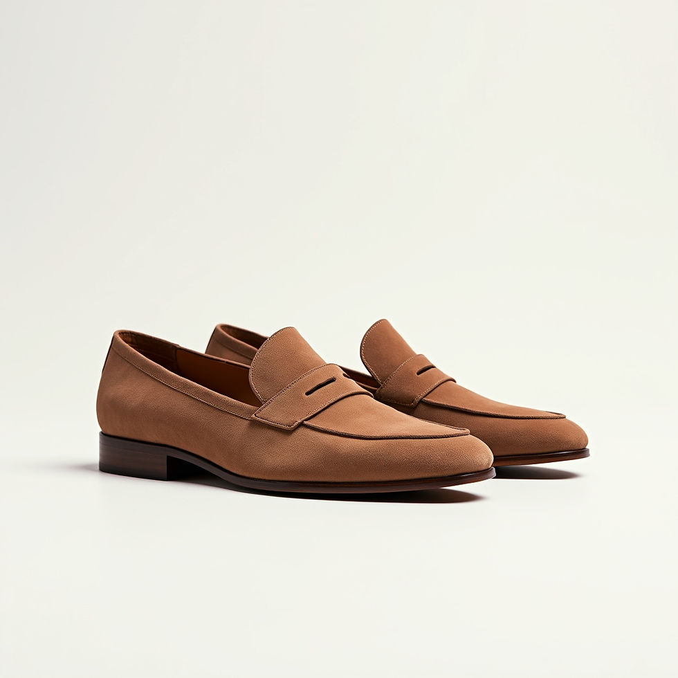 Handcrafted Suede Loafers