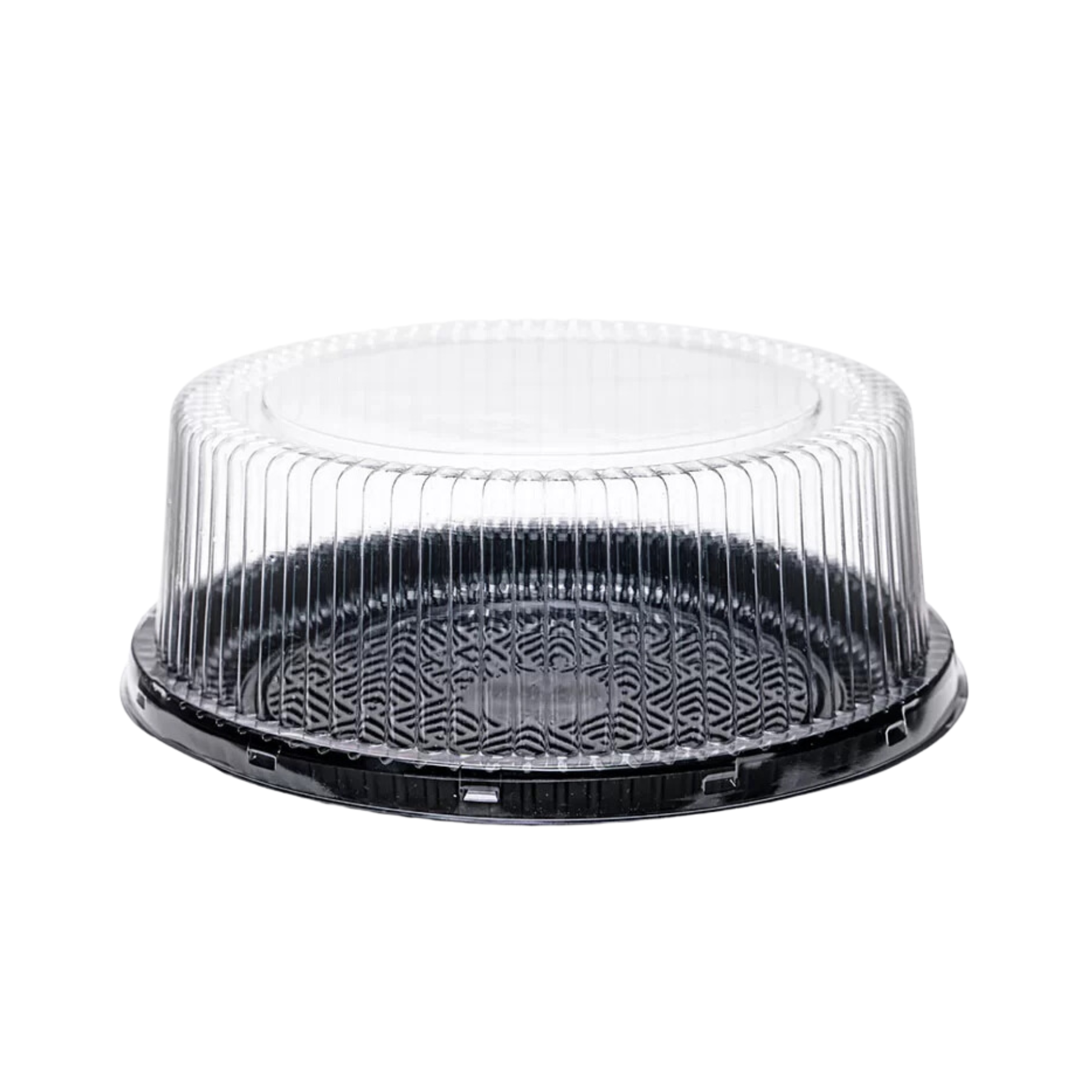 Embalagem 50 Preta Media Estriada Packform c/ 10un