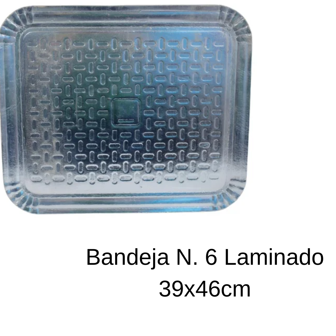 Bandeja N. 6 Laminado 39x46cm c/ 1un