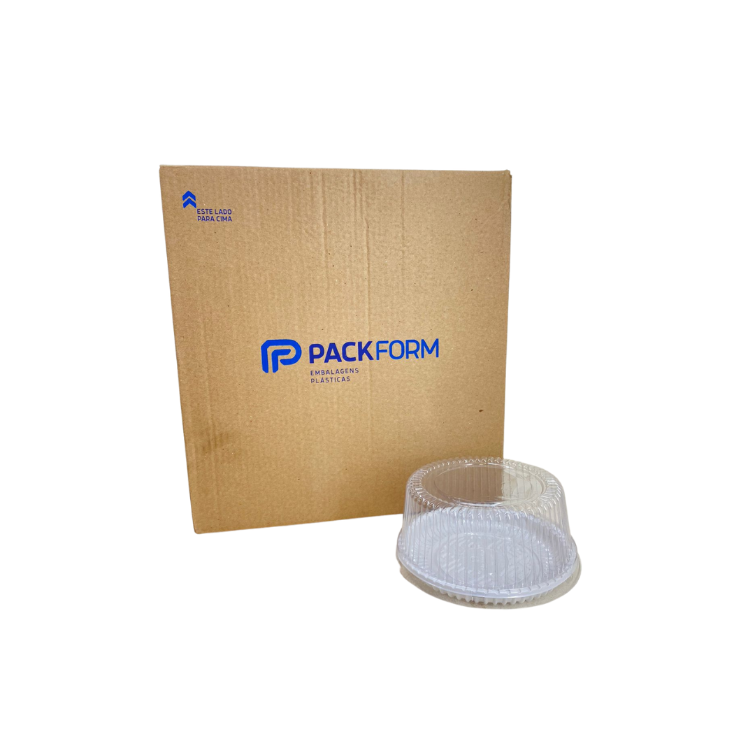 Embalagem 35 Branca Alta Estriada Packform c/ 100un - Caixa