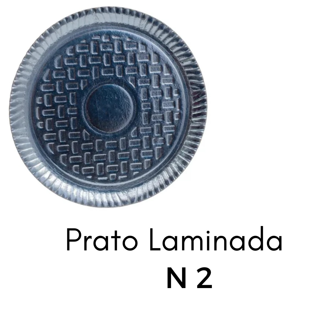 Prato Laminado N 2 19cm c/ 10un