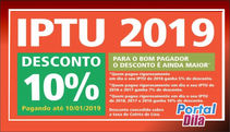 IPTU 2019 já está disponível para quitação