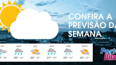 Vem mudança no tempo!