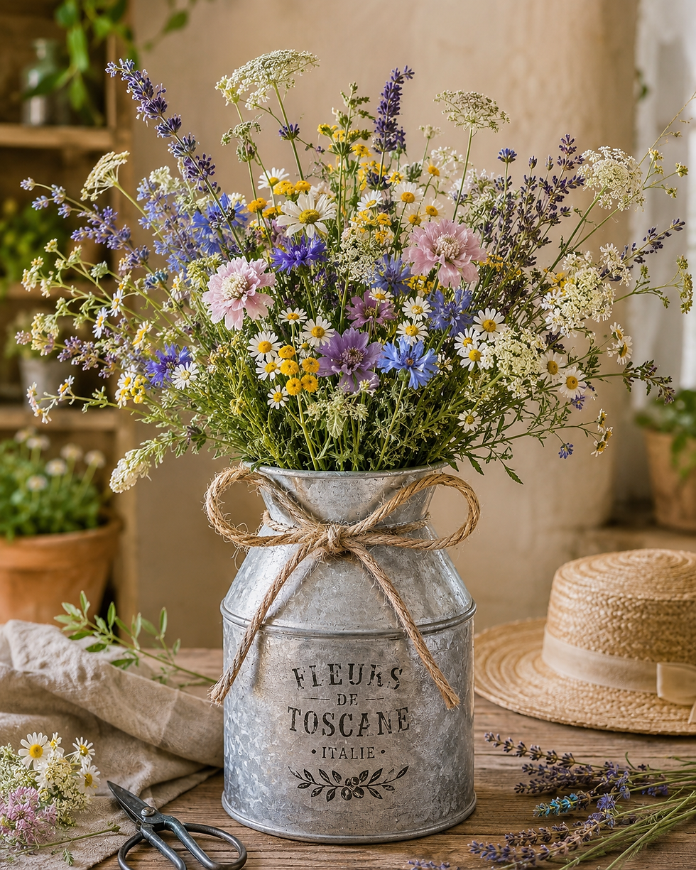 Flowers & An Italian Afternoon