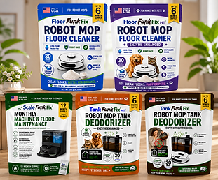 Funk Fix Robot Mop maintenance and floor cleaners