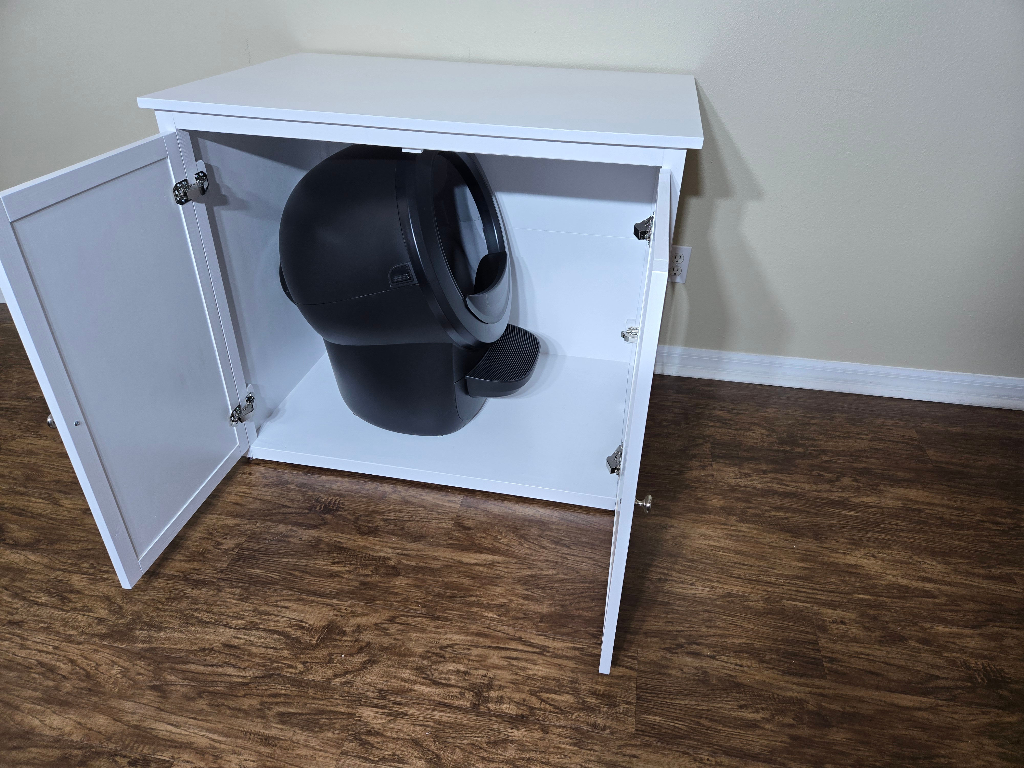 Litter Robot 1, 2, 3, & 4 Cat Cabinet