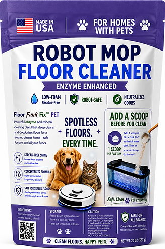 Floor Funk Fix Pet Back Instructions