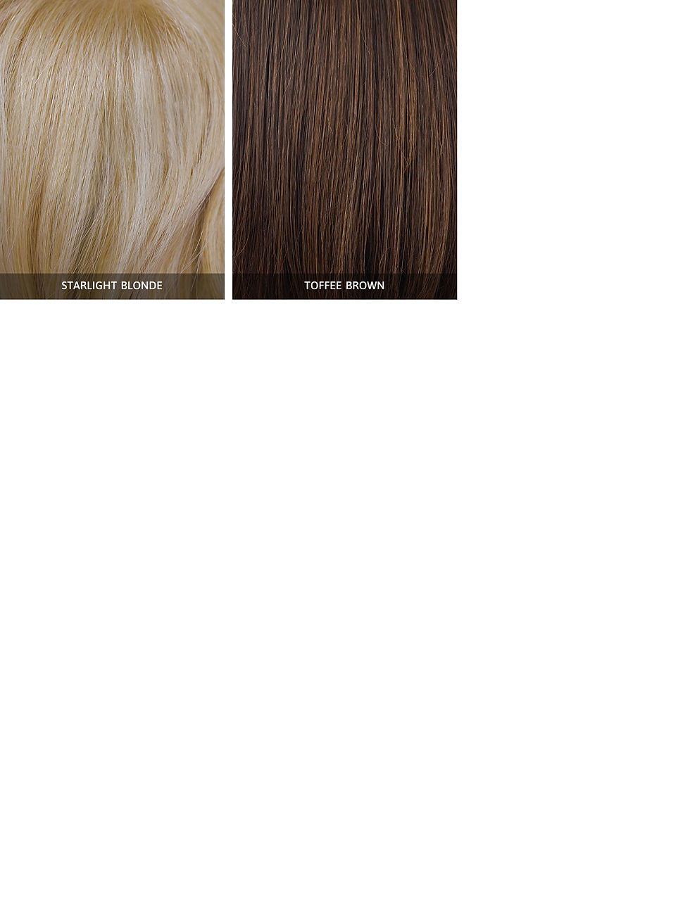 Thumbnail: Remy 14" Human Hair Top Piece by Amore colour options 2