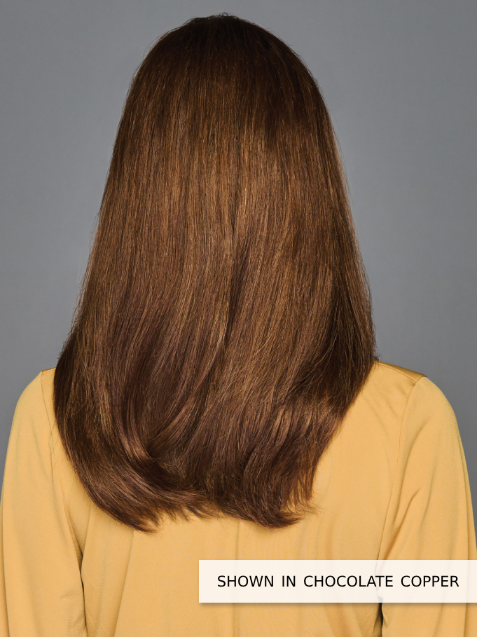Thumbnail: Top Billing Wavy 16" topper by Raquel Welch back view