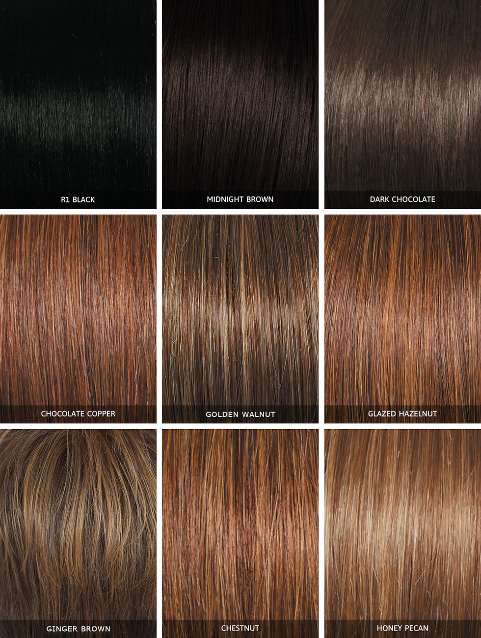 Thumbnail: Faux Fringe topper by Raquel Welch colour options 1