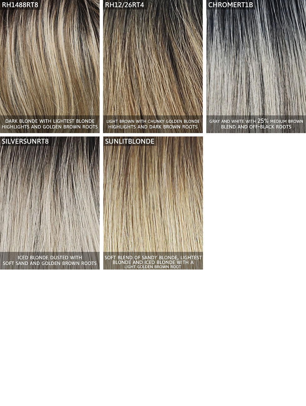 Thumbnail: James wig by Estetica colour options 2