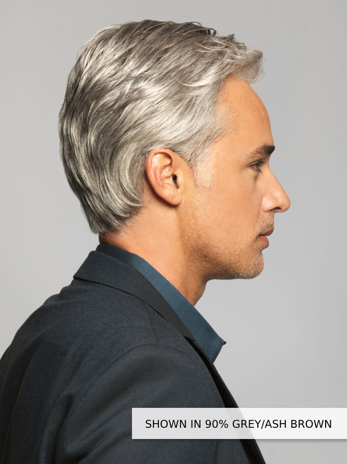 Thumbnail: classic by him men's wig right side view