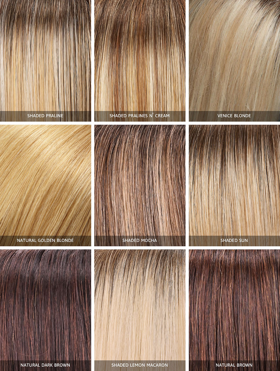 Thumbnail: Blake Lite by Jon Renau | Human Hair Wig colour options 3