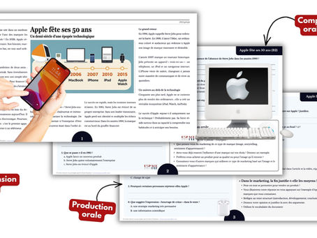 Apple fête ses 50 ans (Fiche FLE B2)