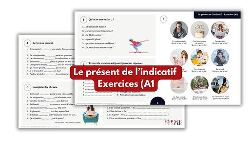 Les verbes irréguliers - Exercices (A1)