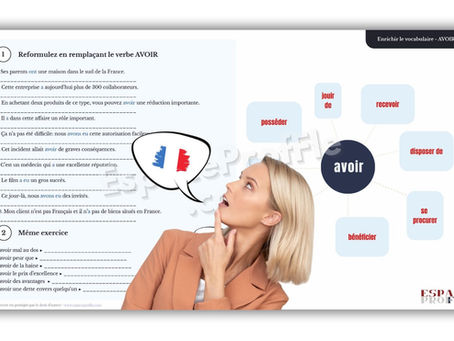 3 fiches pédagogiques pour aider vos étudiants à enrichir leur vocabulaire en français.