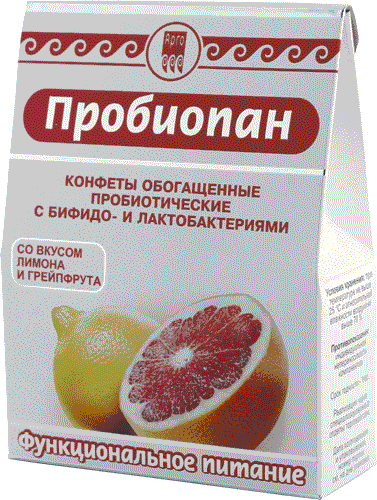 Конфеты обогащенные пробиотические «Пробиопан»