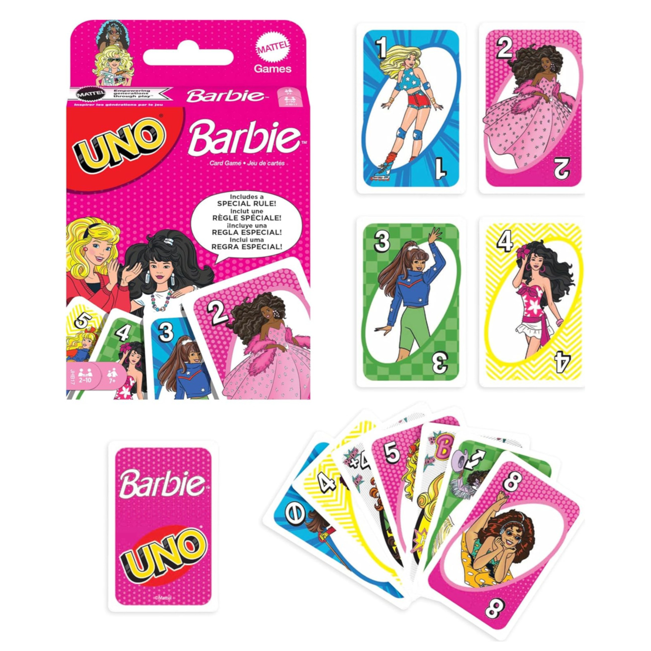Uno Barbie Age 6+