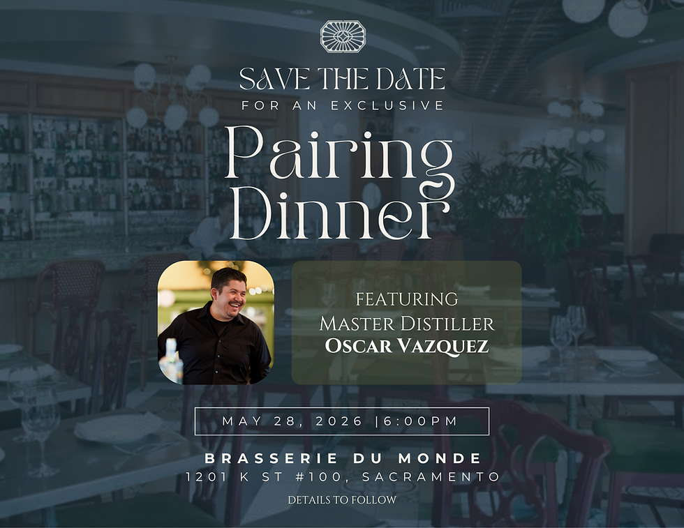 An Exclusive Pairing Dinner with Master Distiller Oscar Vazquez