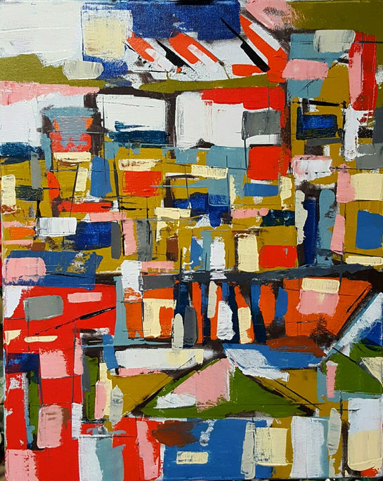 abstract oil painting