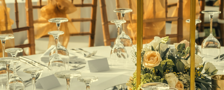 wedding dining setting
