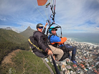 Paragliding og Løvehodet