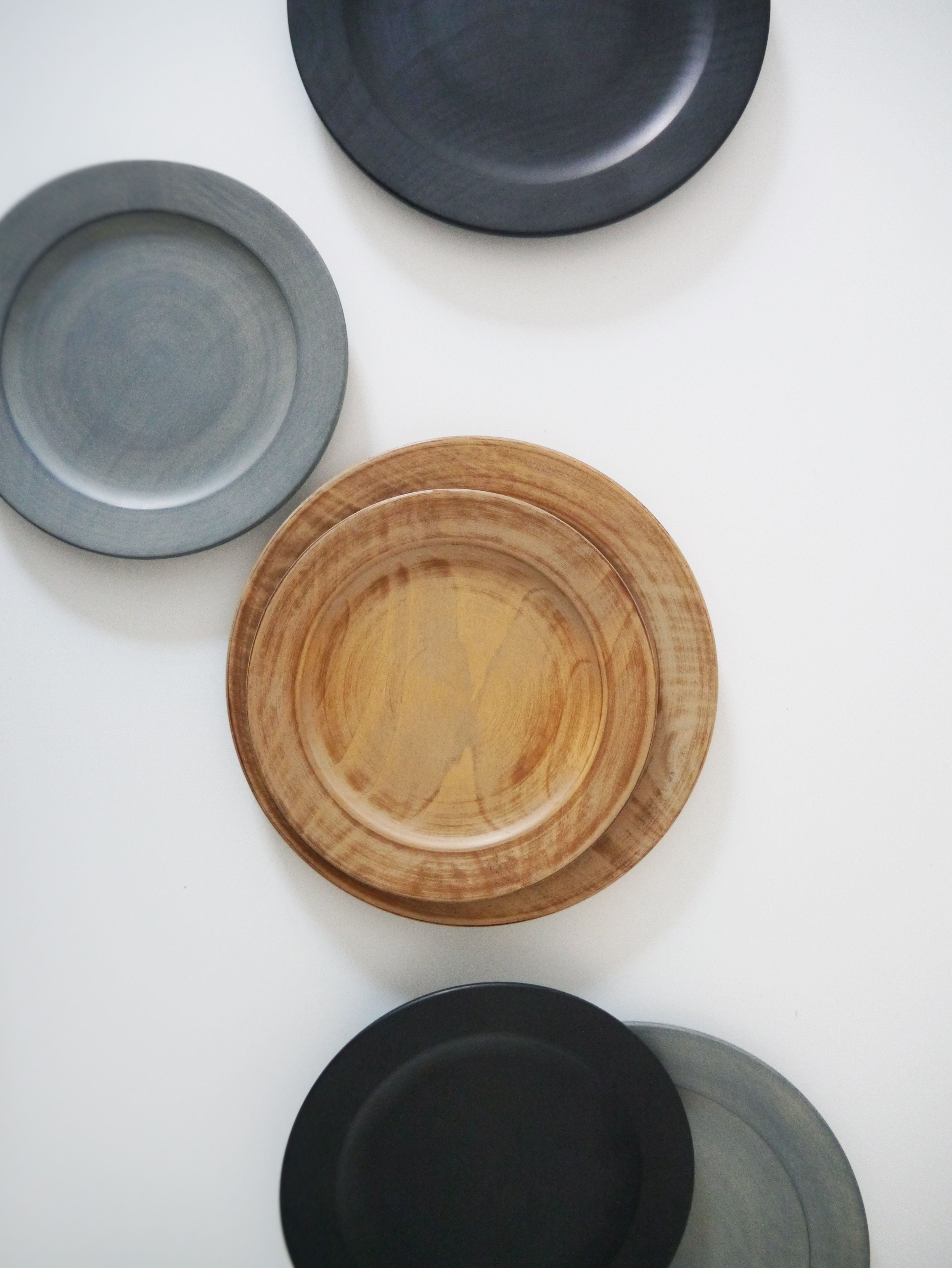 Awabiware Wood Bread Plate Small