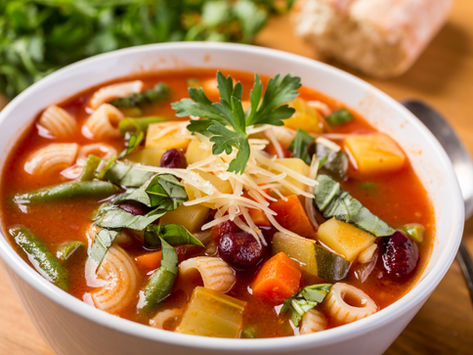 Southern Italian Minestrone Soup by Stacey Antine, MS, RDN