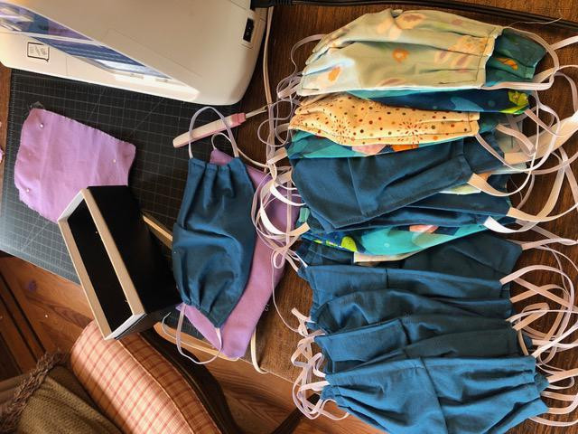 Need for Face Masks Connects IHA Sisters, Bergen County Moms