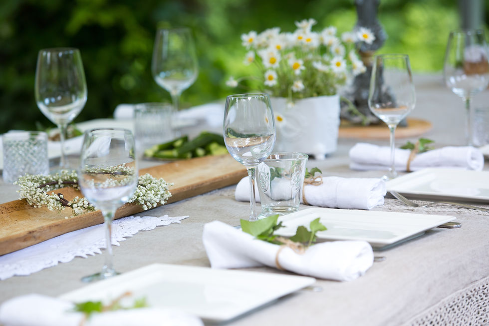 How to Set an Eco Friendly Outdoor Table for the Warmer Days Ahead by Laurence Carr, Interior Design, Bergen County Moms