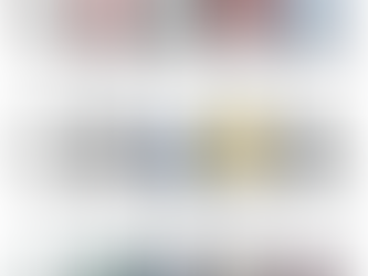 Various colored vacuum cleaners are displayed in rows on a white background. They feature hoses and floor attachments, showcasing different models.