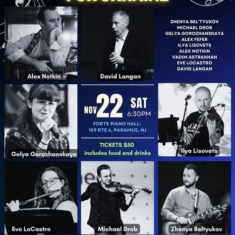 Love Songs for Ukraine on November 22nd 