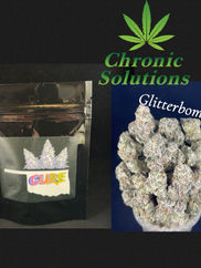 Chronic Solutions Dispensary in Norman now has Glitterbomb strain Flower by Cure
