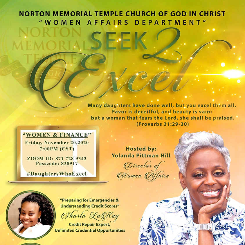 Seek 2 Excel: Women & Finance