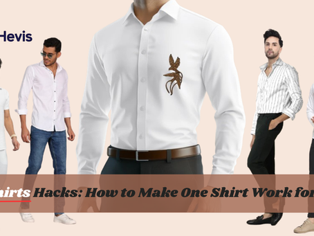 White shirt for men