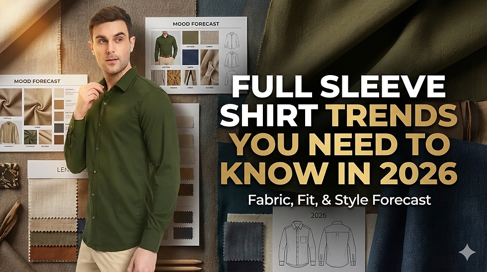full sleeve shirts for men