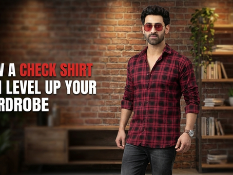 Check shirt for men