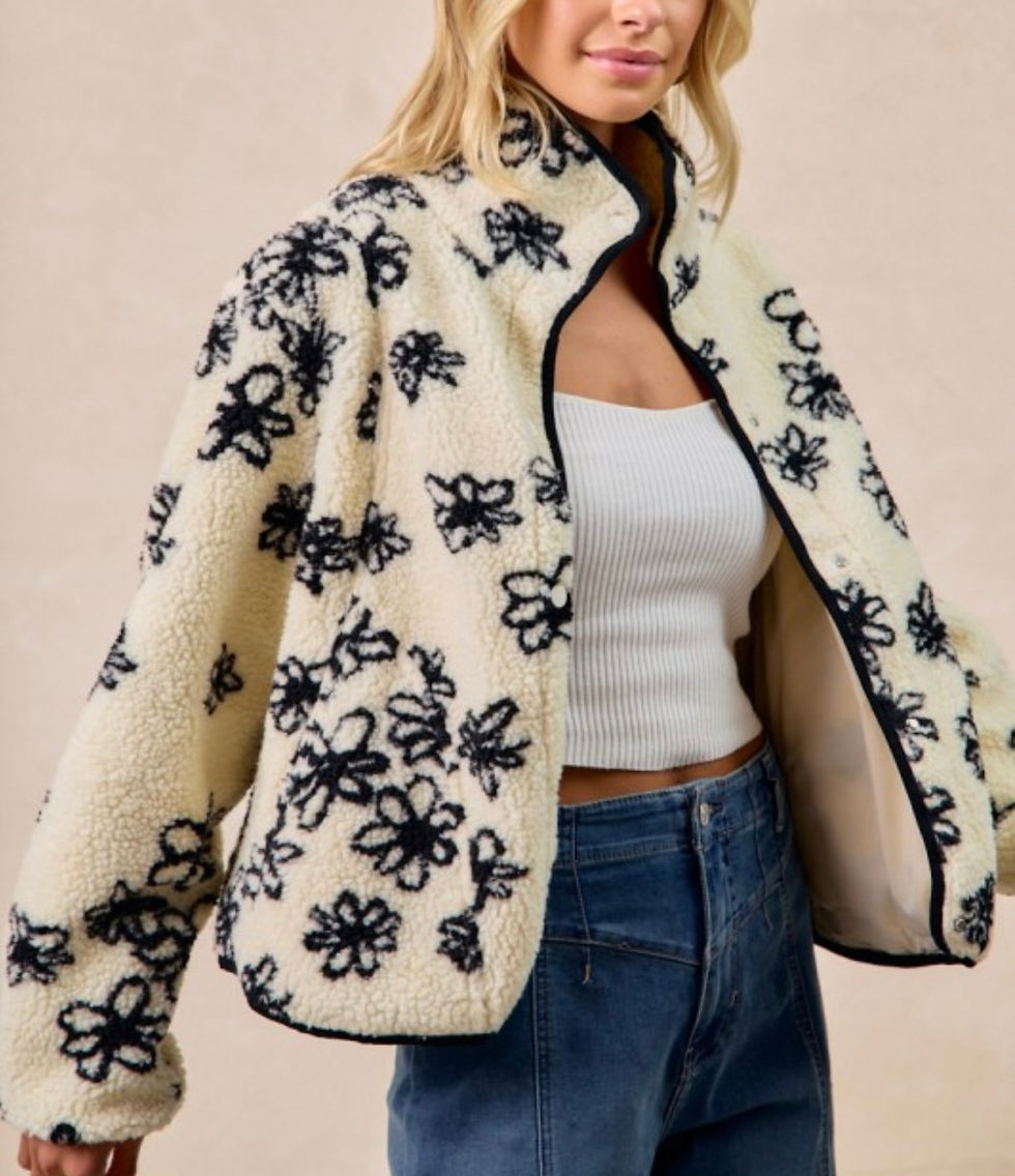 Thumbnail: Daisy Dreams Fleece Jacket