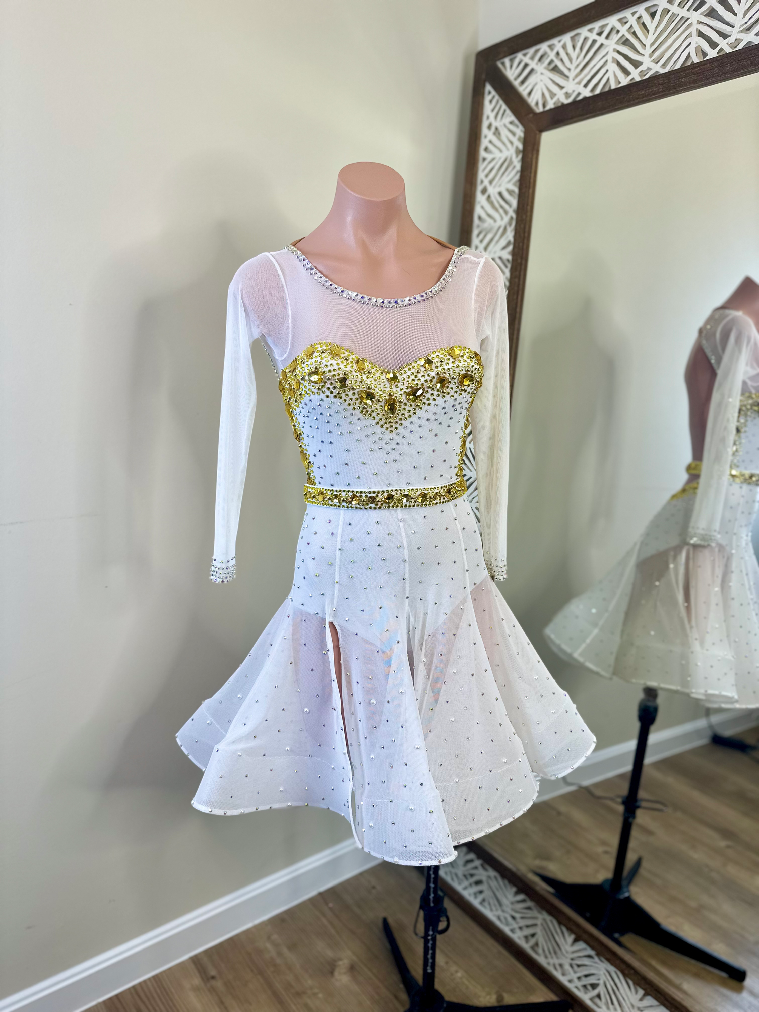 White and Gold Junior Latin