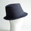 Miniature : Chapeau Trilby en tissus de laine vintage marine a rayure T 60