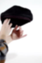 Miniature : casquette marseillaise noir et rouge