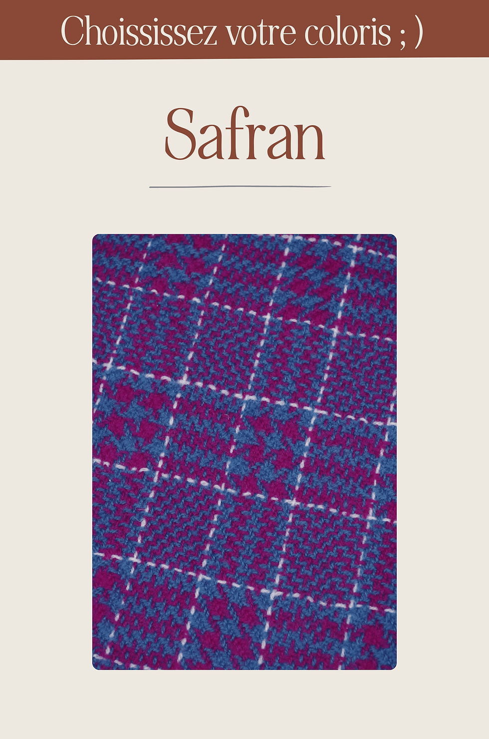 Miniature : echarpe colorée fuchsia bleu canard