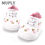 Thumbnail: Baby Girl Shoes White Lace Floral Embroidered Soft Shoes Prewalker