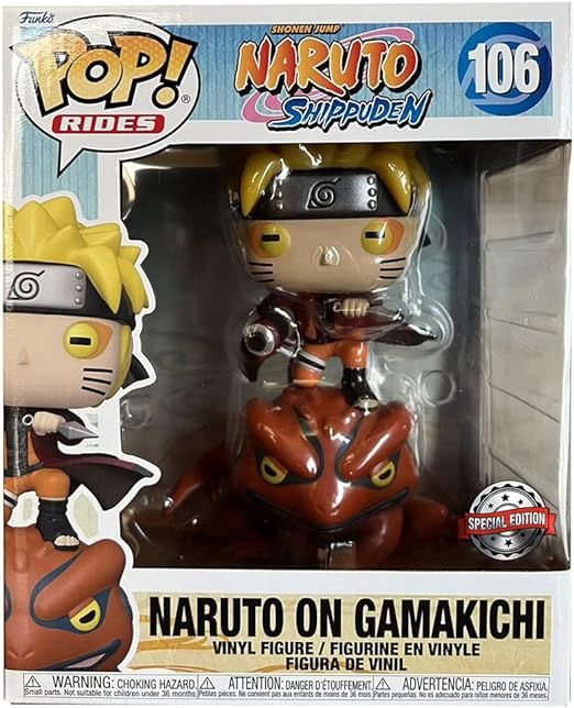 Miniatura: Funko Pop Naruto Shippuden - Naruto em Gamakichi 106